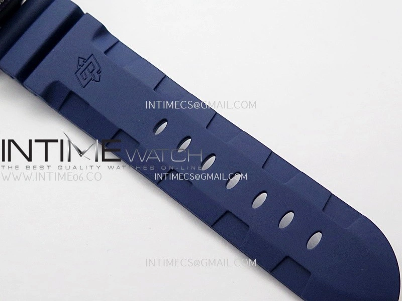 PAM1696 44mm Submersible VSF 1:1 Best Edition White Dial On Blue Rubber Strap P.900 Super Clone